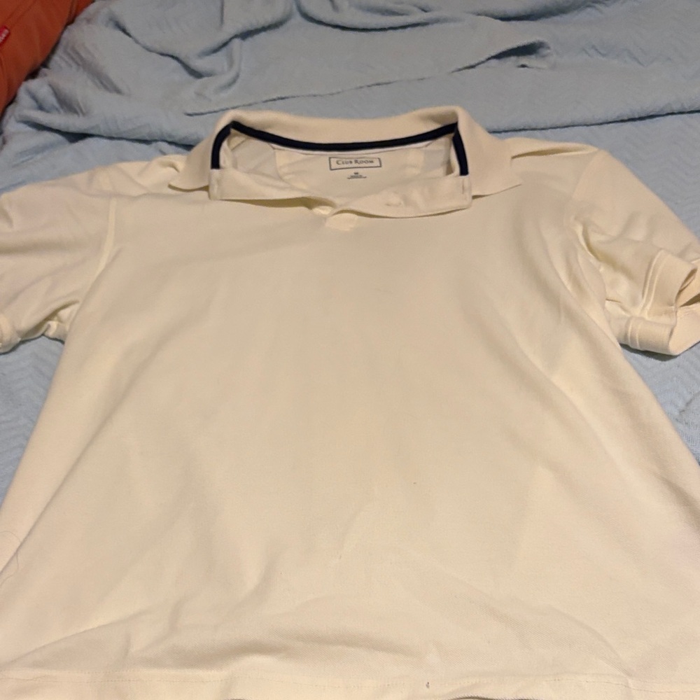 Club Room Cream Polo Shirt